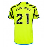 Pánský Fotbalový dres Arsenal Fabio Vieira #21 2023-24 Venkovní Krátký Rukáv